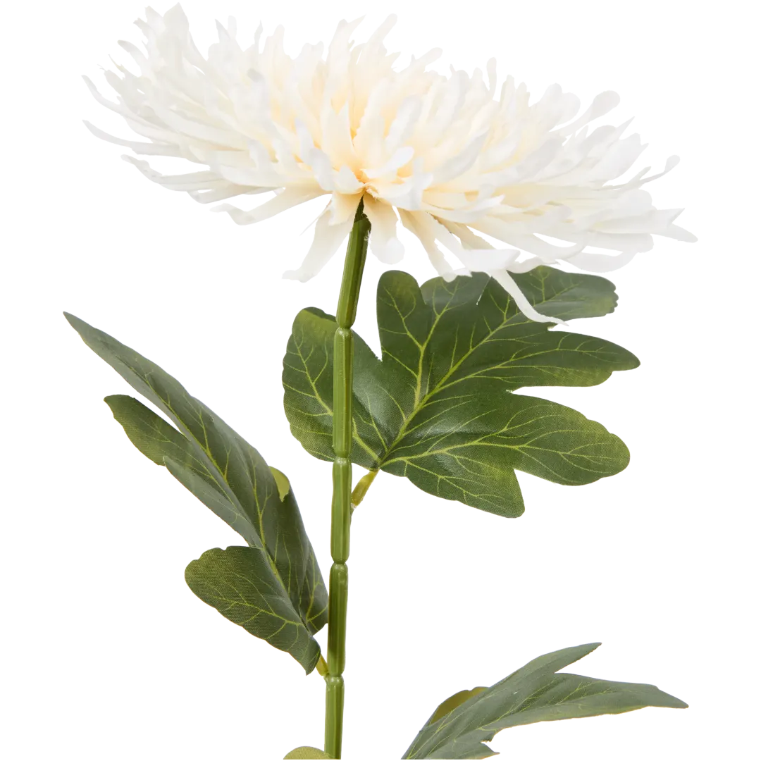 Chrysanthème artificiel sur tige