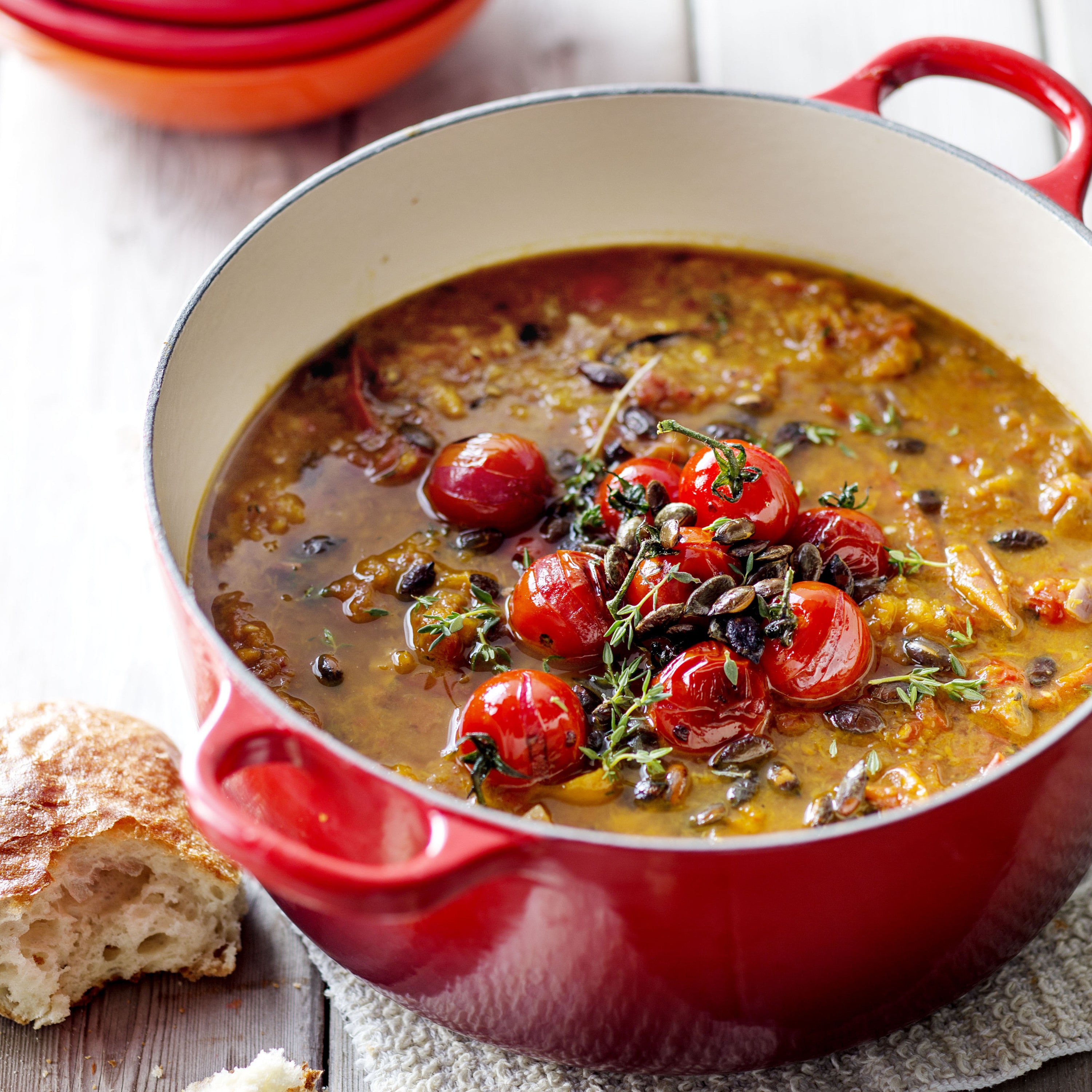 Le Creuset Signature Braadpan Ã 30 cm - Kersenrood