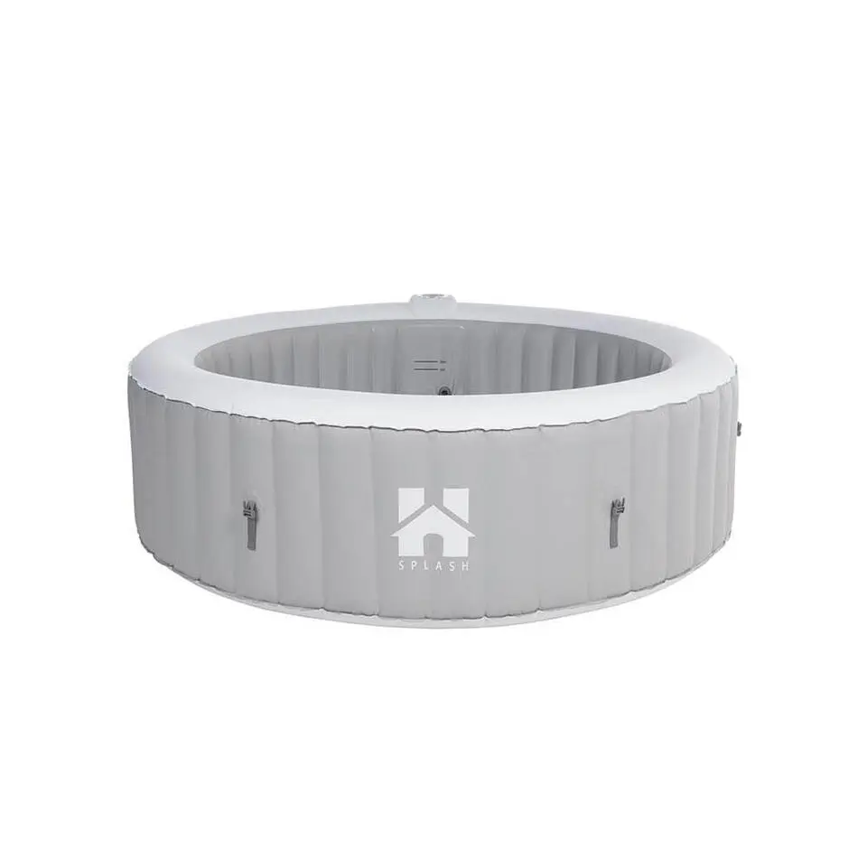 HOME DELUXE Opblaasbare whirlpool SPLASH Grijs