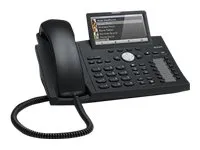 snom D375 - VoIP-telefon - med Bluetooth interface - 3-vejs opkaldskapacitet - SIP - 12 linier - sort, blå