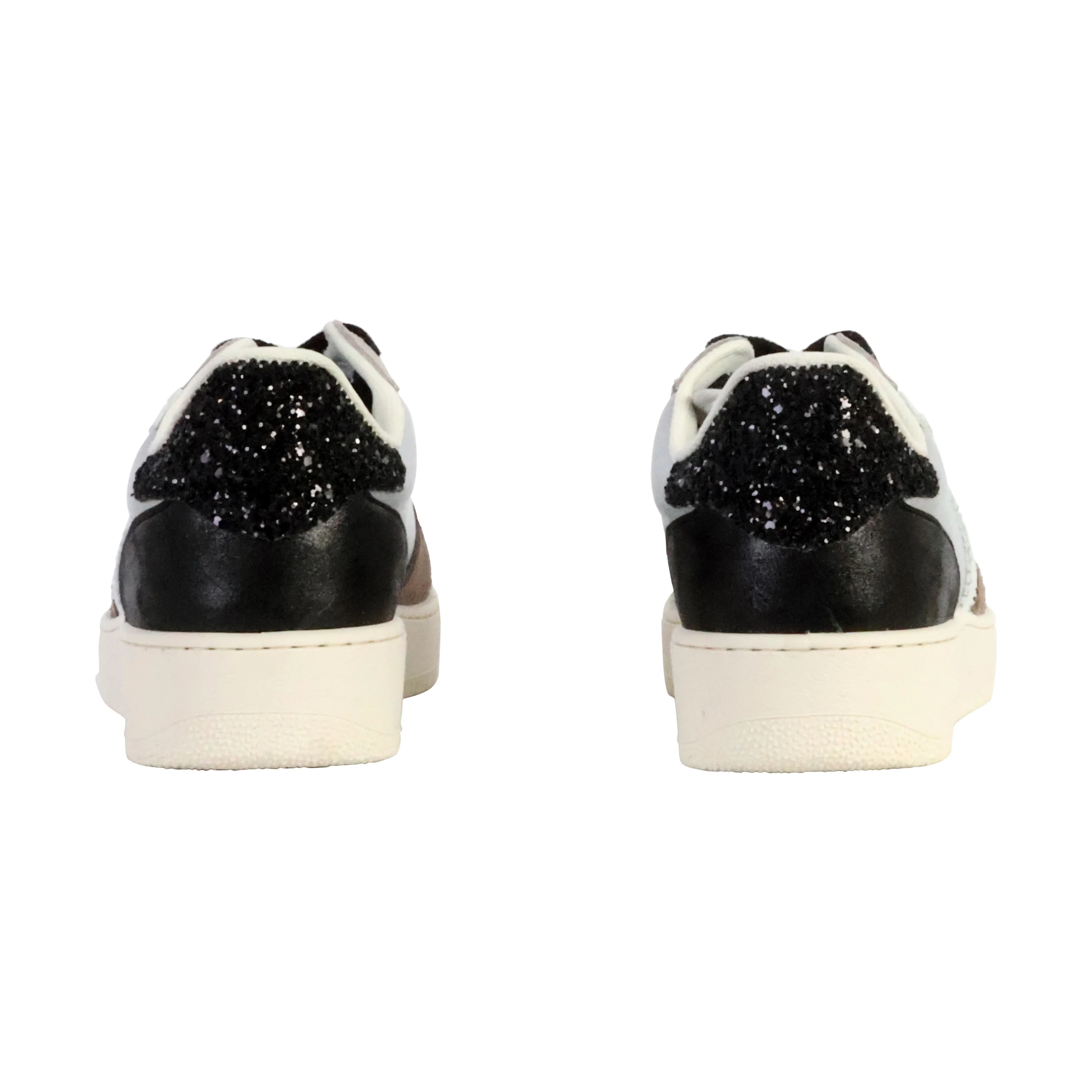 Basket cuir | Argent