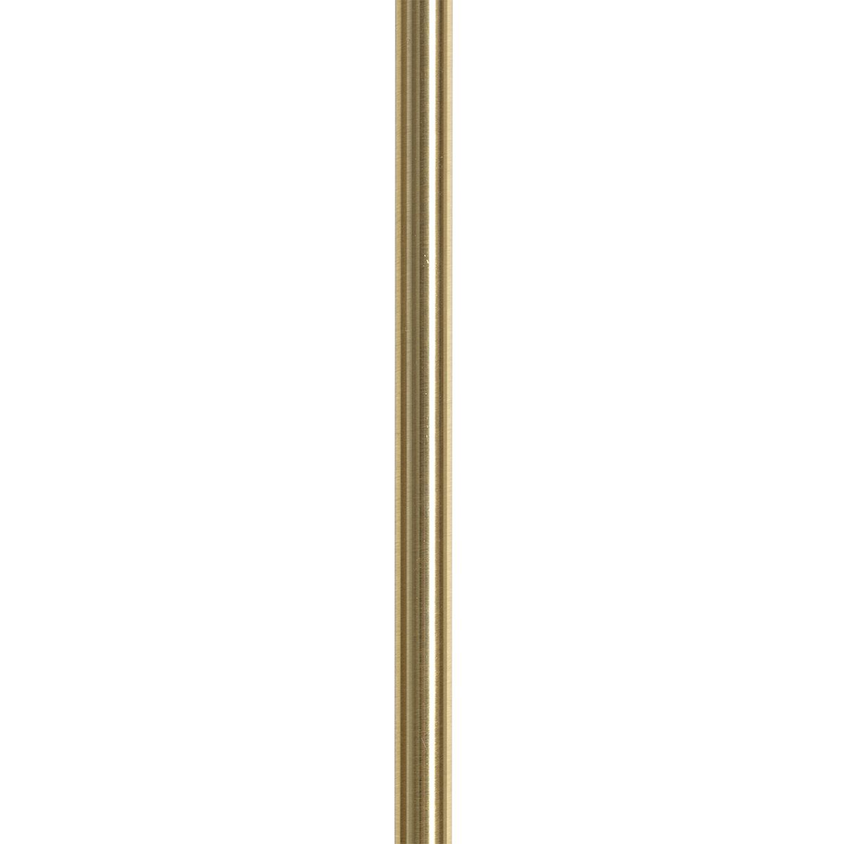Art Deco vloerlamp goud met glas 3-lichts - Ayesha