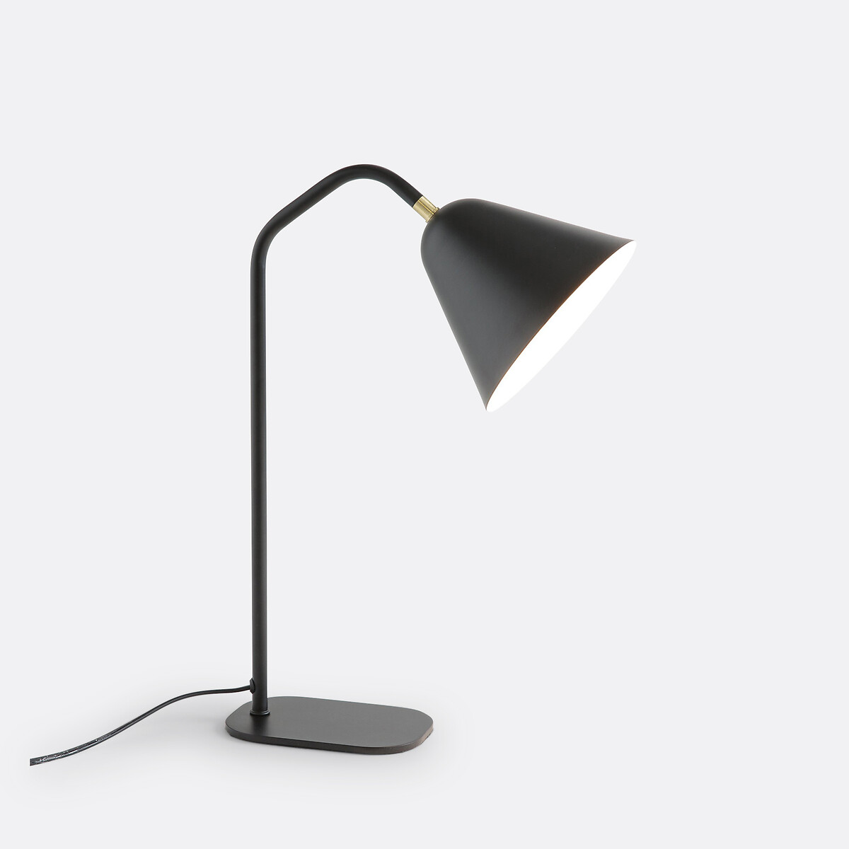 LA REDOUTE INTERIEURS<br>Candeeiro de mesa em ferro, Copita