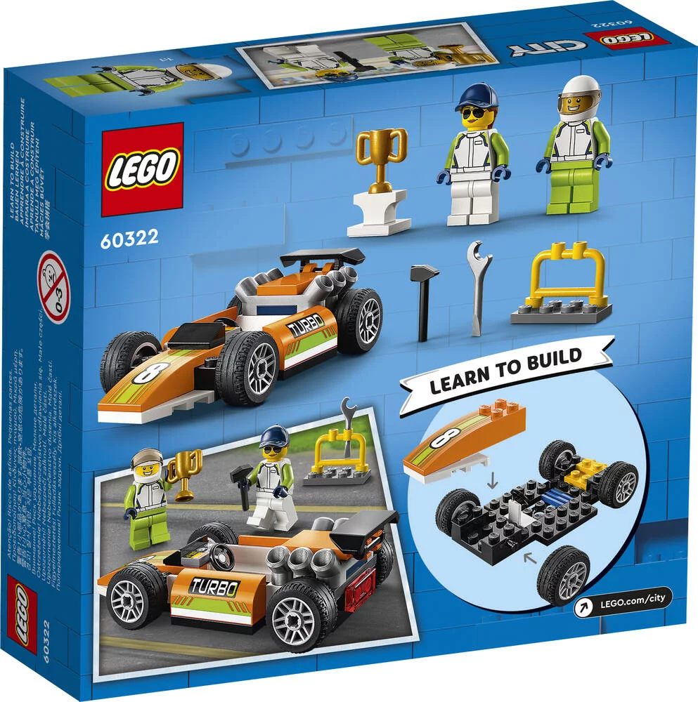 LEGO®CITY 60322 - LA VOITURE DE COURSE
