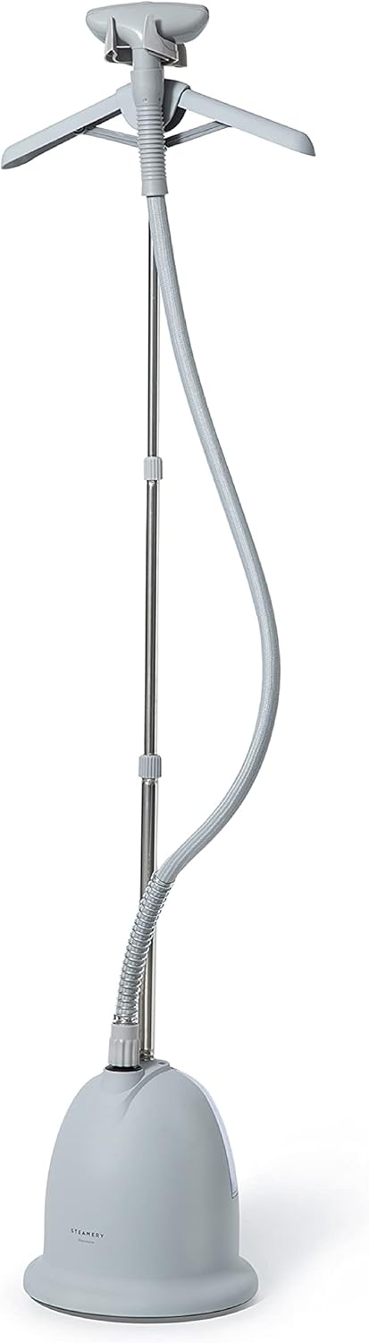 Steamery Vertikaler Dampfglätter Cumulus, 900W/1750W, Dampfleistung 38g/min, 60 Minuten kontinuierliches Dampfen, faltenfreie Ergebnisse Aufheizen in 45 Sekunden, Skandinavisches Design, Grau