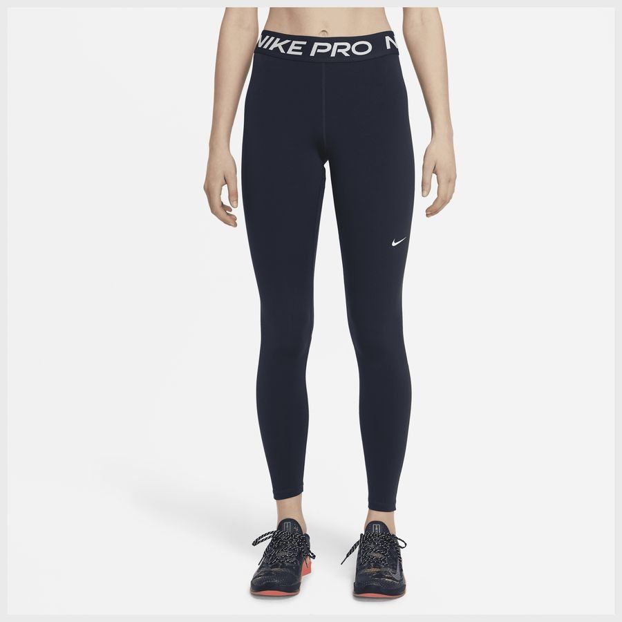 Nike Pro Collant 365 - Bleu Foncé/Blanc Femme
