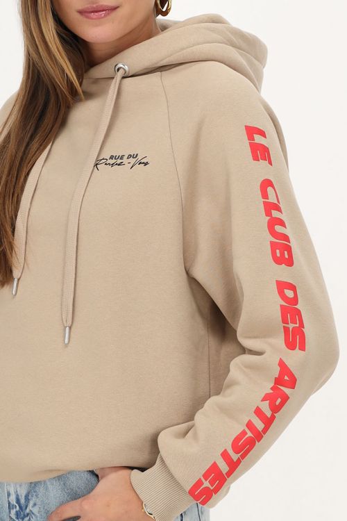 Beige hoodie 