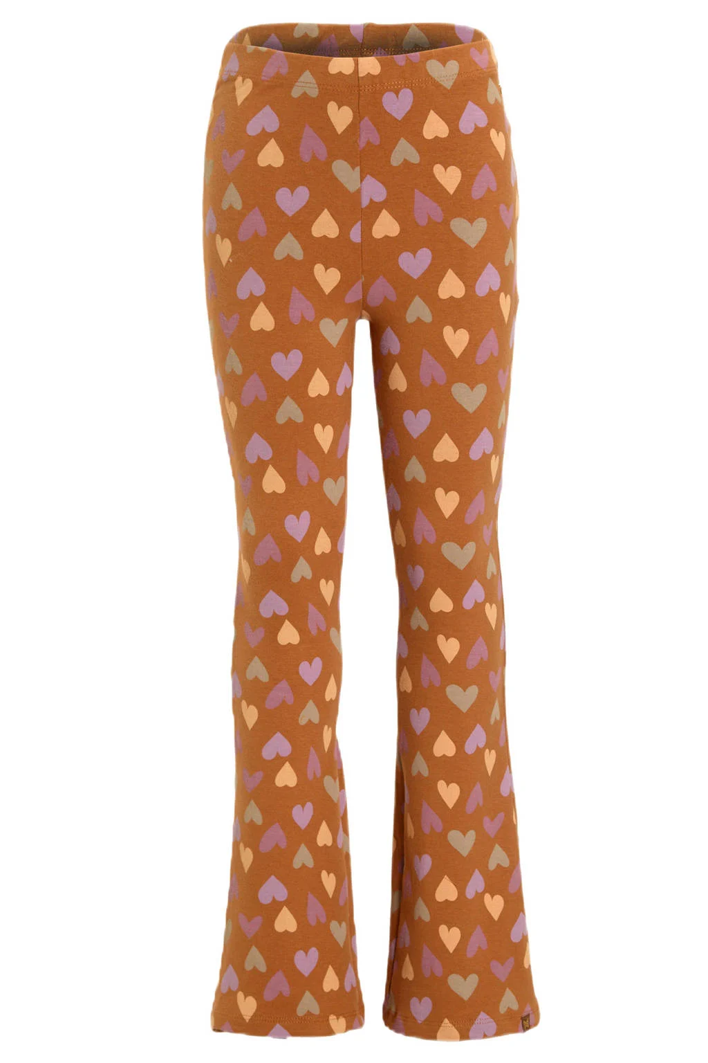 Koko Noko flared flared broek donker oranje
