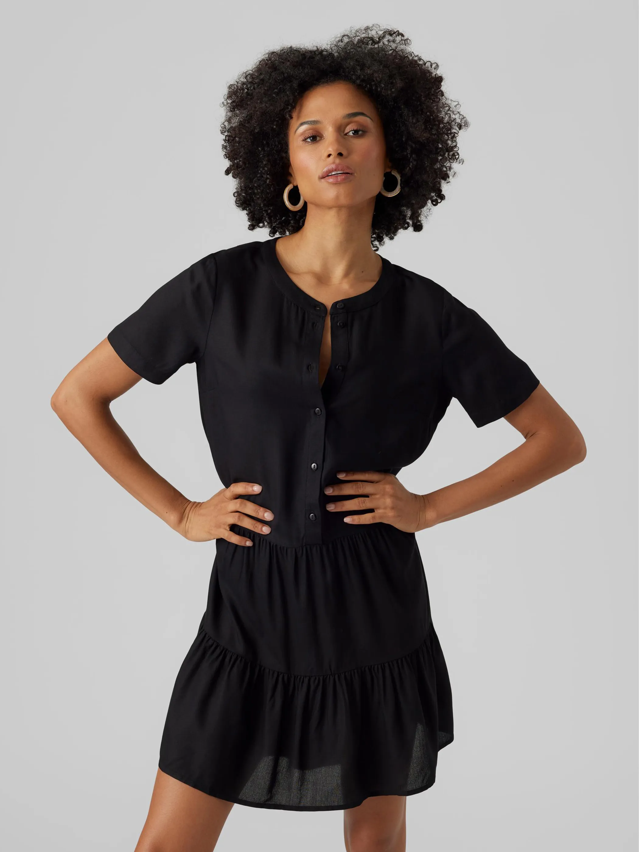 Vero Moda VMBUMPY SS SHORT DRES Kleid