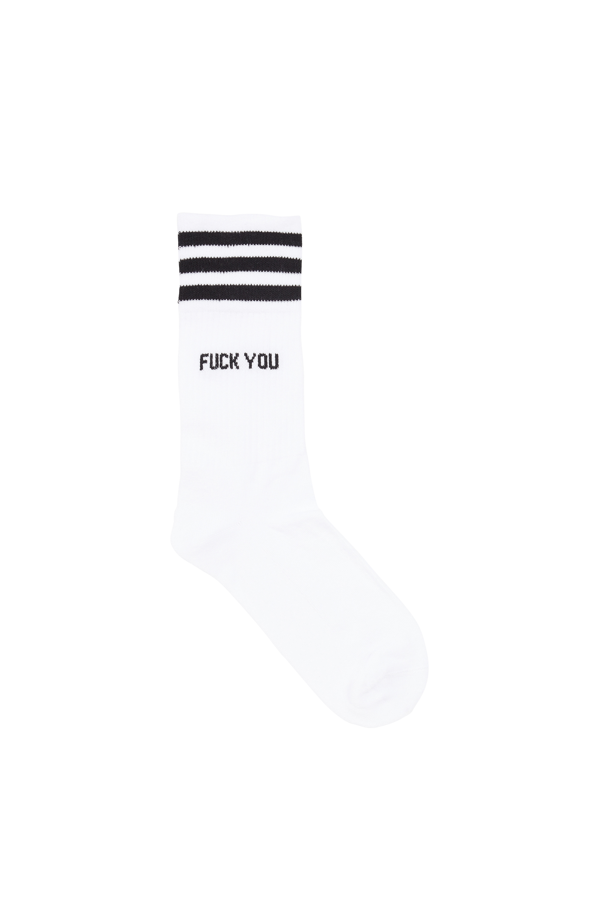 MOTHER SOCKER Chaussettes FUCK YOU Blanc