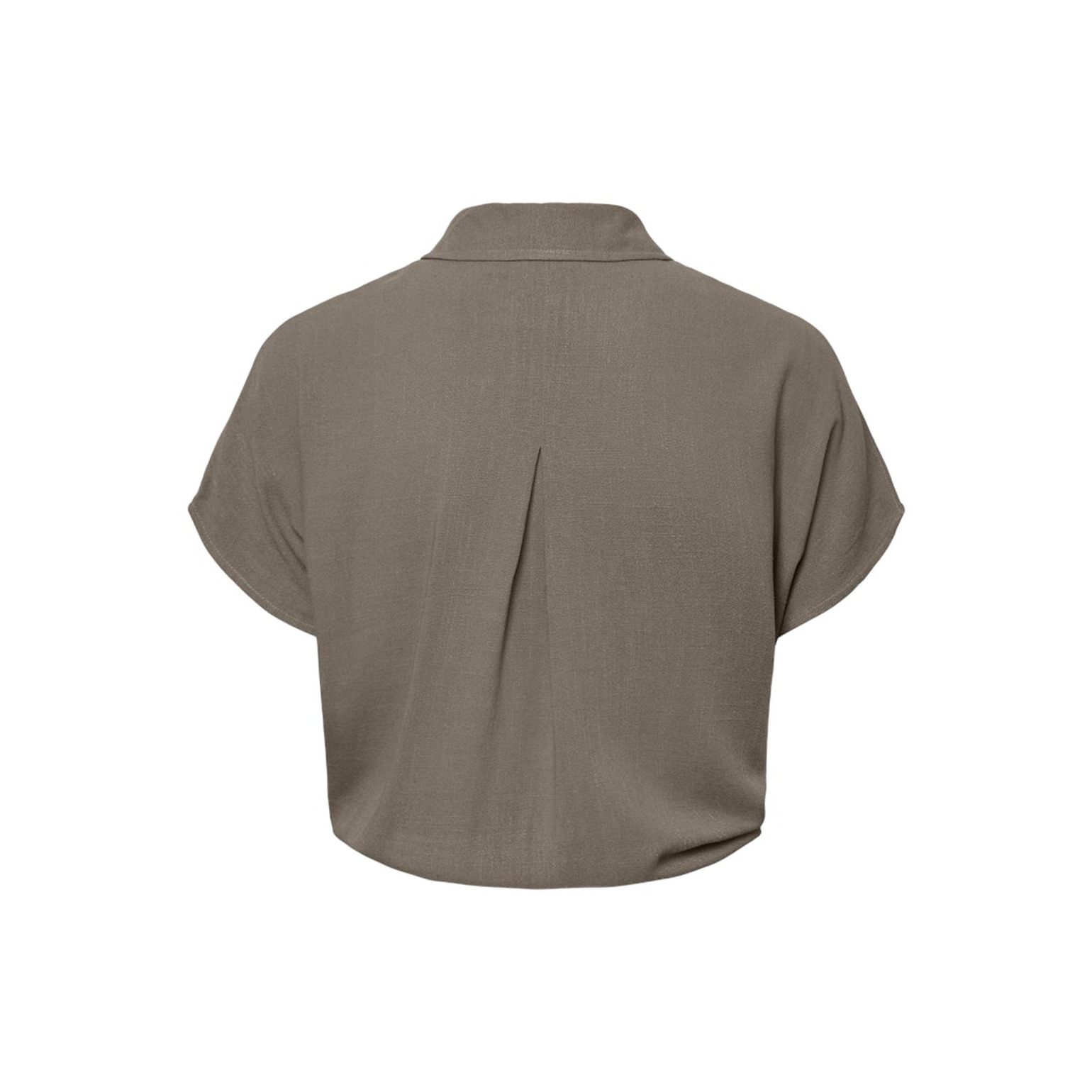 Pieces PCVINSTY SS LINEN TIE SHIRT NO