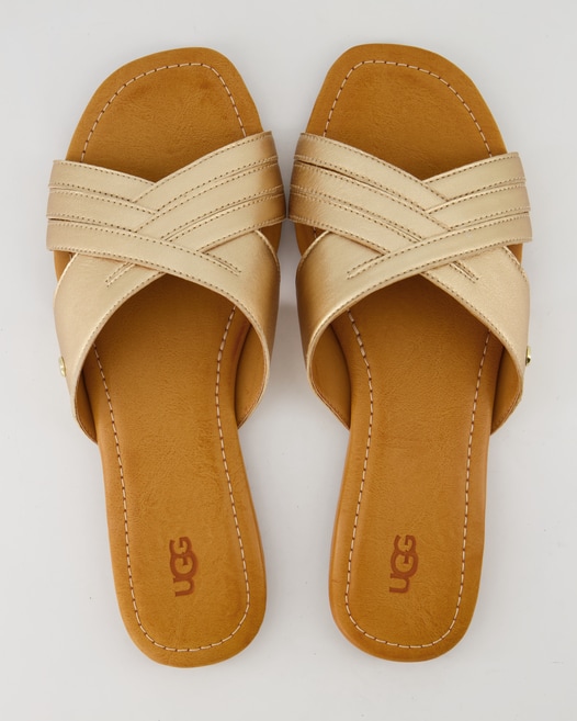 UGG Kenleigh Slide Pantoletten in Gold