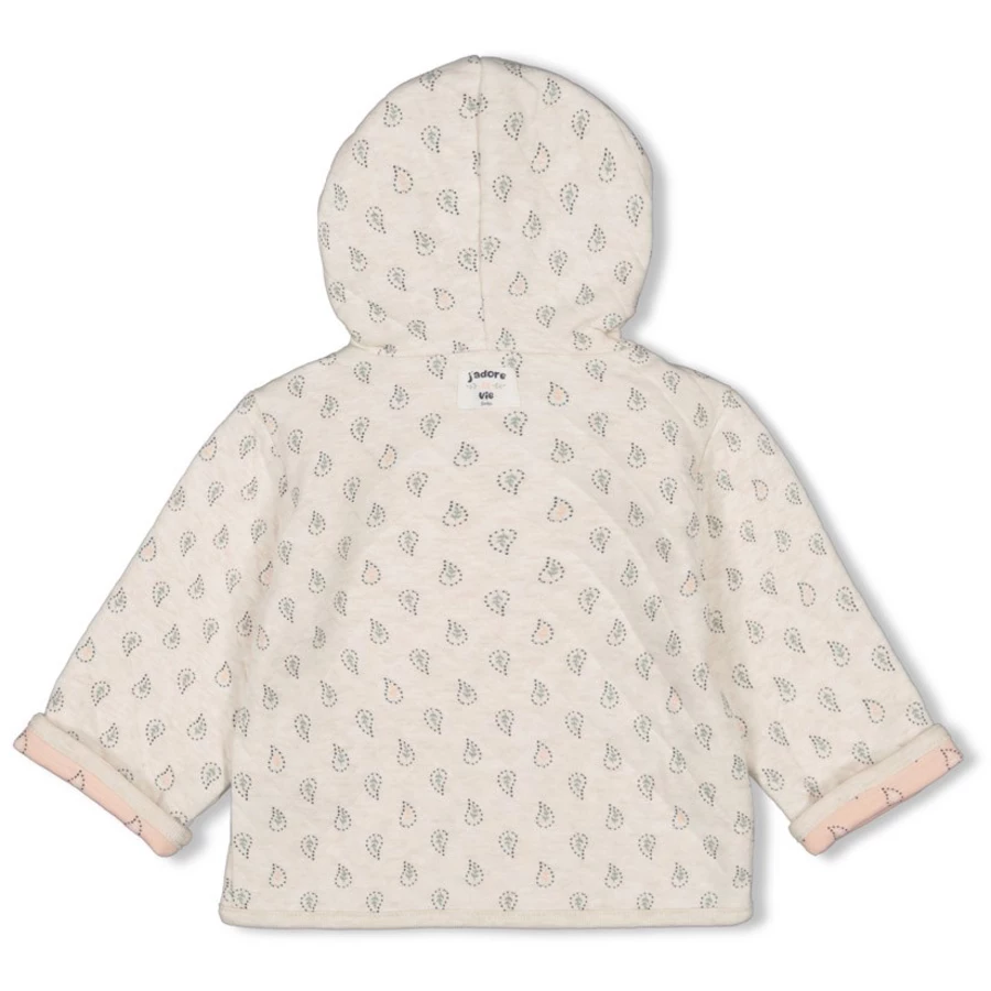 Feetje Wendejacke Pretty Paisley Offwhite melange