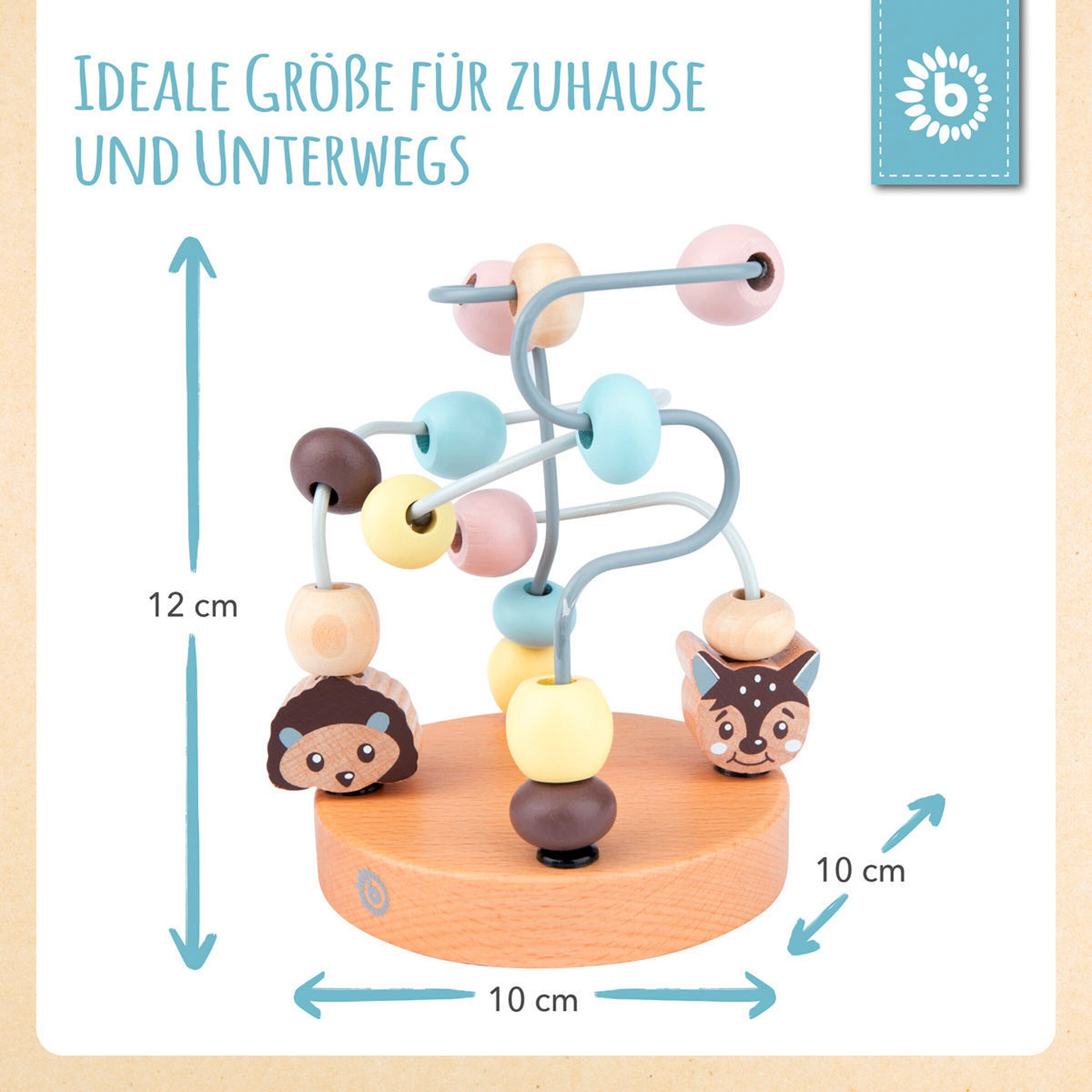 Bieco Motorikschleife - ab 12 Monate Mehrfarbig