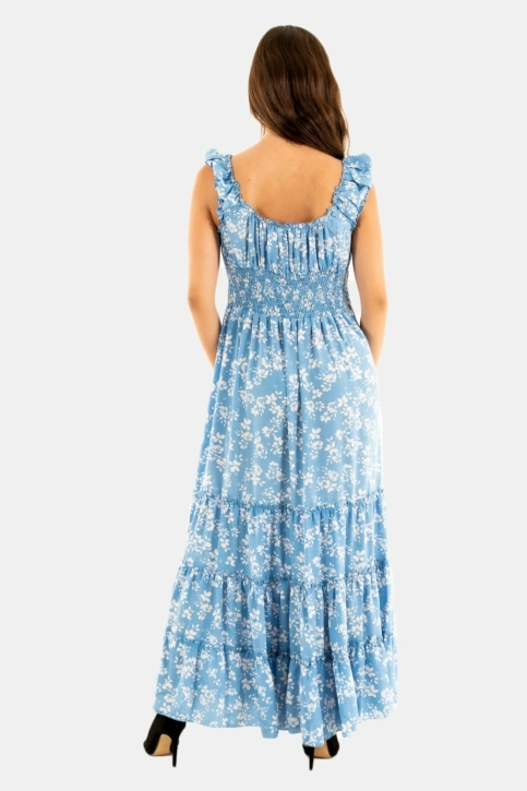robe goa felia long bleu