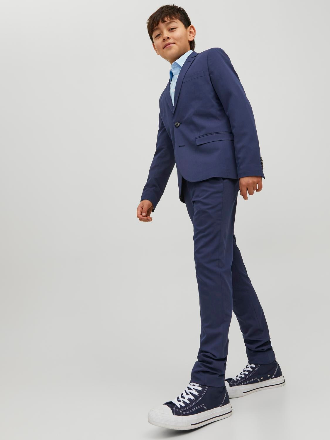 Jack & Jones Junior Anzughose »JPRSOLAR elastisch, pflegeleicht, komfortabel«  unifarben, modisch, slim fit, Web