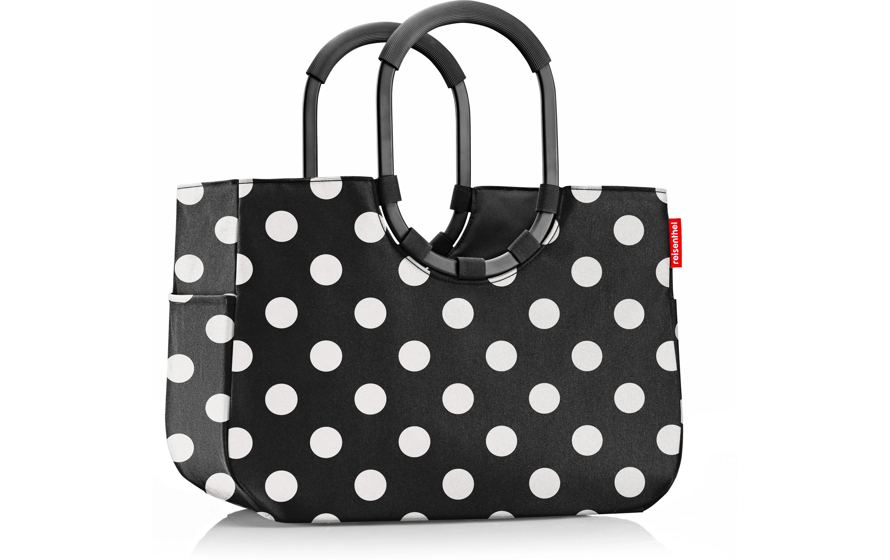 Einkaufskorb Loopshopper L Dots WhiteEinkaufstasche