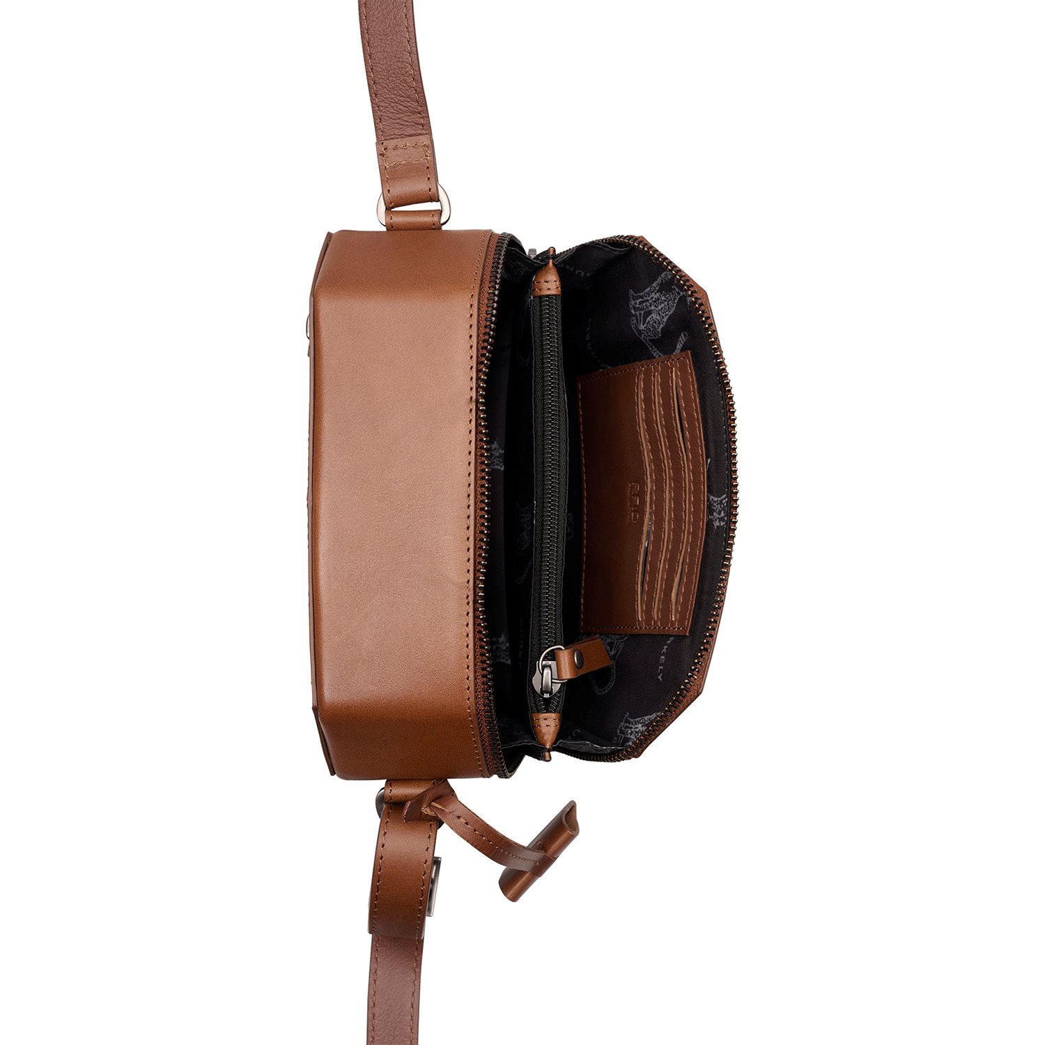 Burkely Nocturnal Nova Box Bag cognac