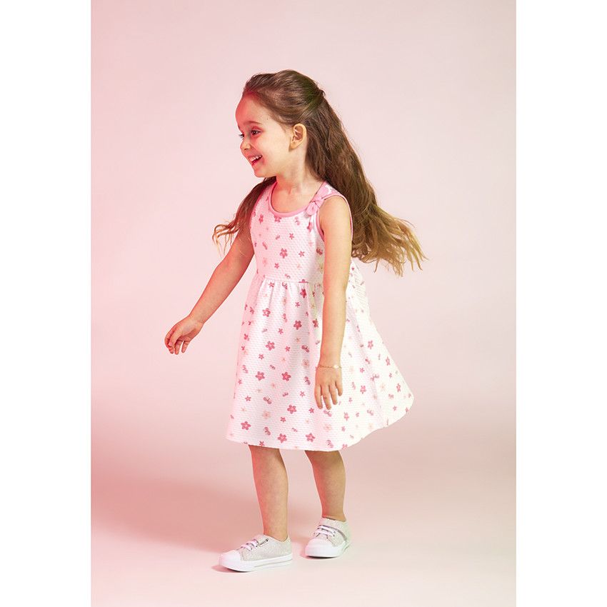 Robe débardeur imprimé fleuri pour bébé fille - Multicolore