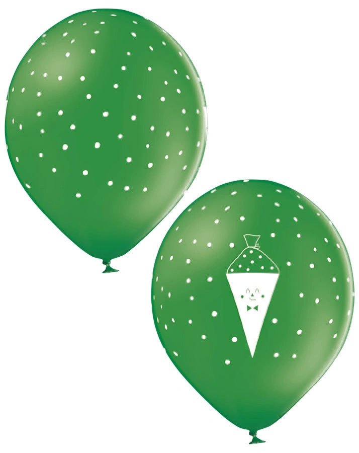 Luftballons SCHULKIND 12-teilig in bunt