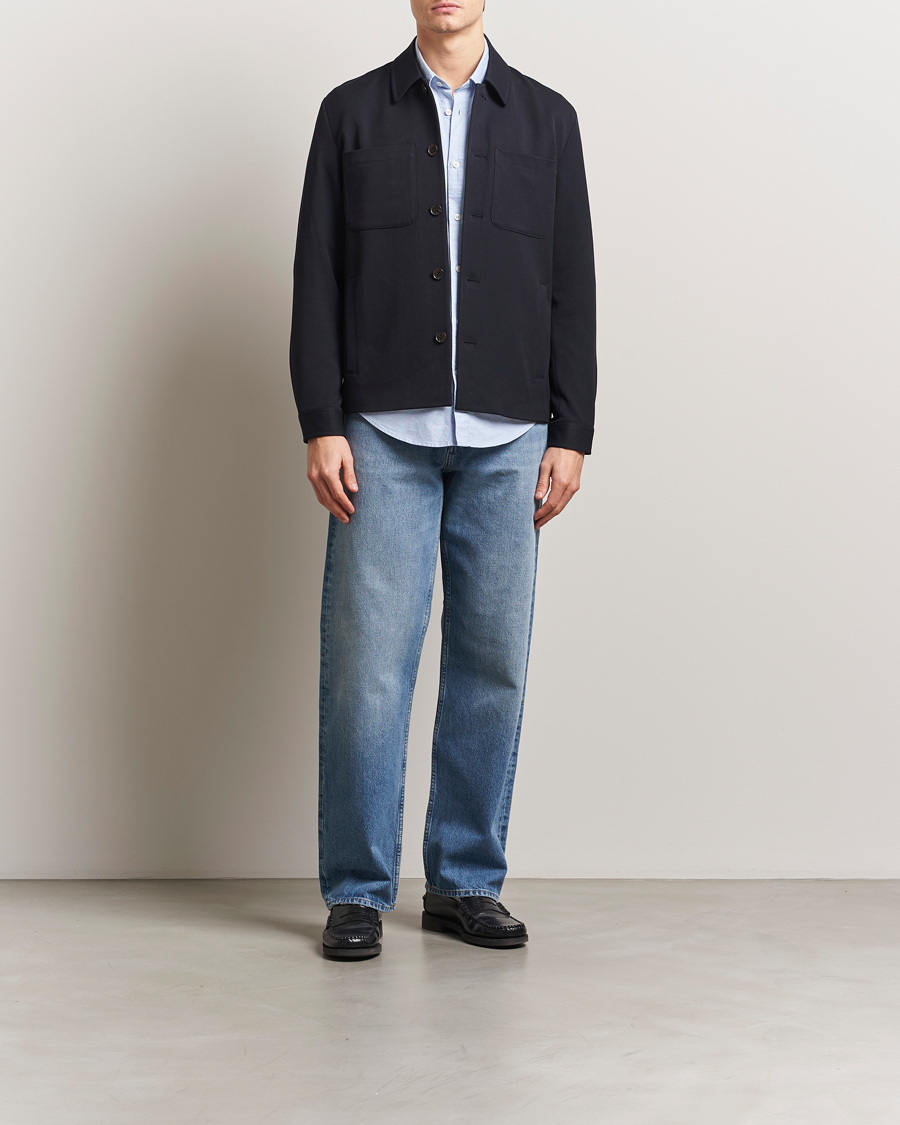Les Deux Marsielle Hybrid Jacket Dark Navy