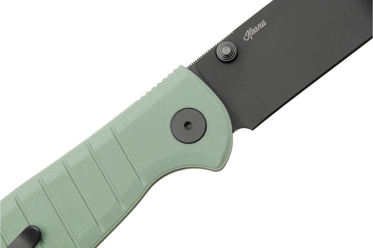 Bestechman Goodboy BMK04D Grey PVD Ice Cream Blue G10, zakmes