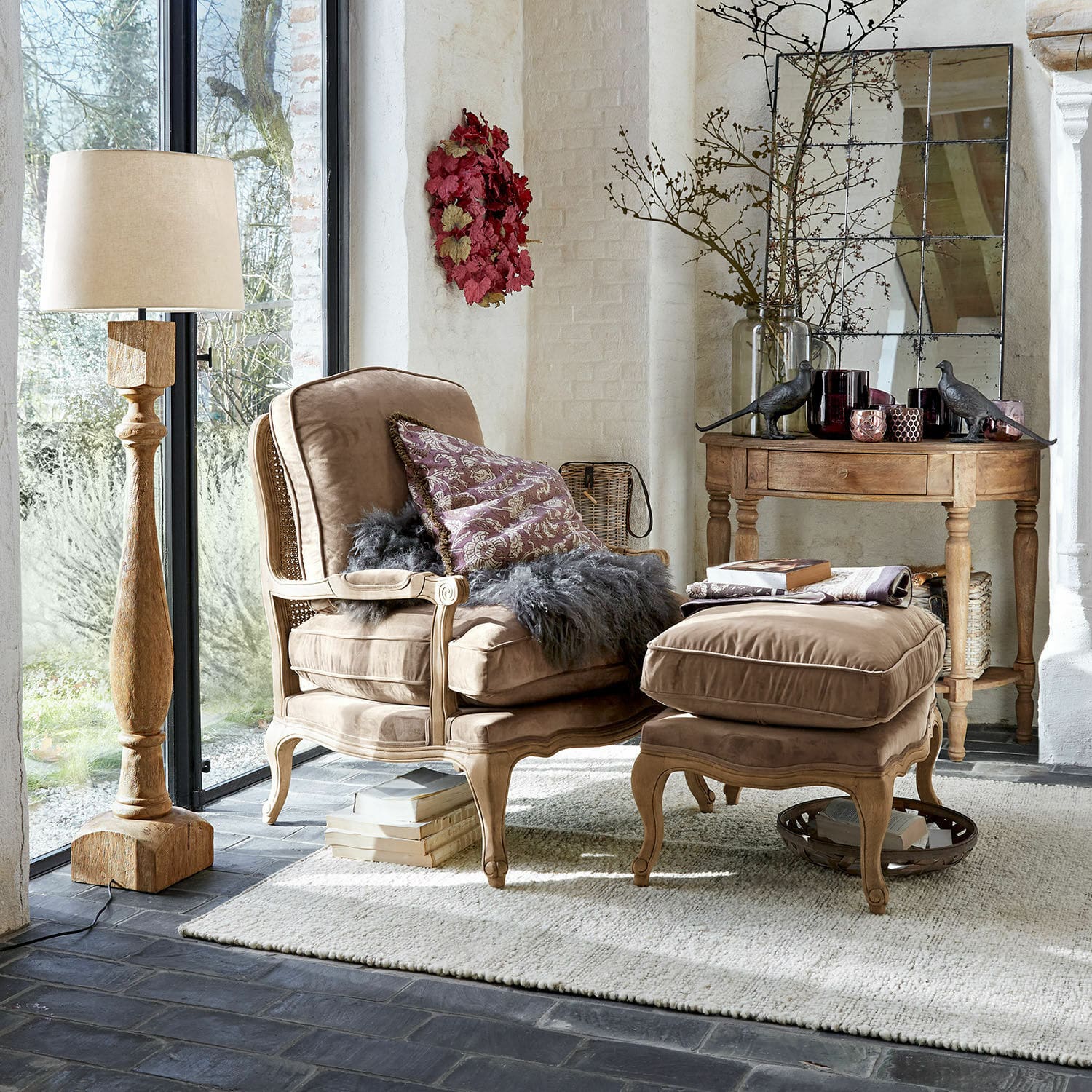 Sessel Corlay taupe/braun