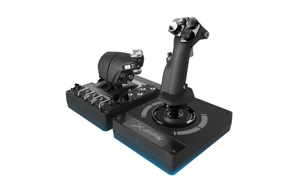 Simulations-Controller G Saitek X56 Rhino H.O.T.A.S.<br>RGB Gaming Controller für Flugzeug- und Weltraum-Simulationsspiele