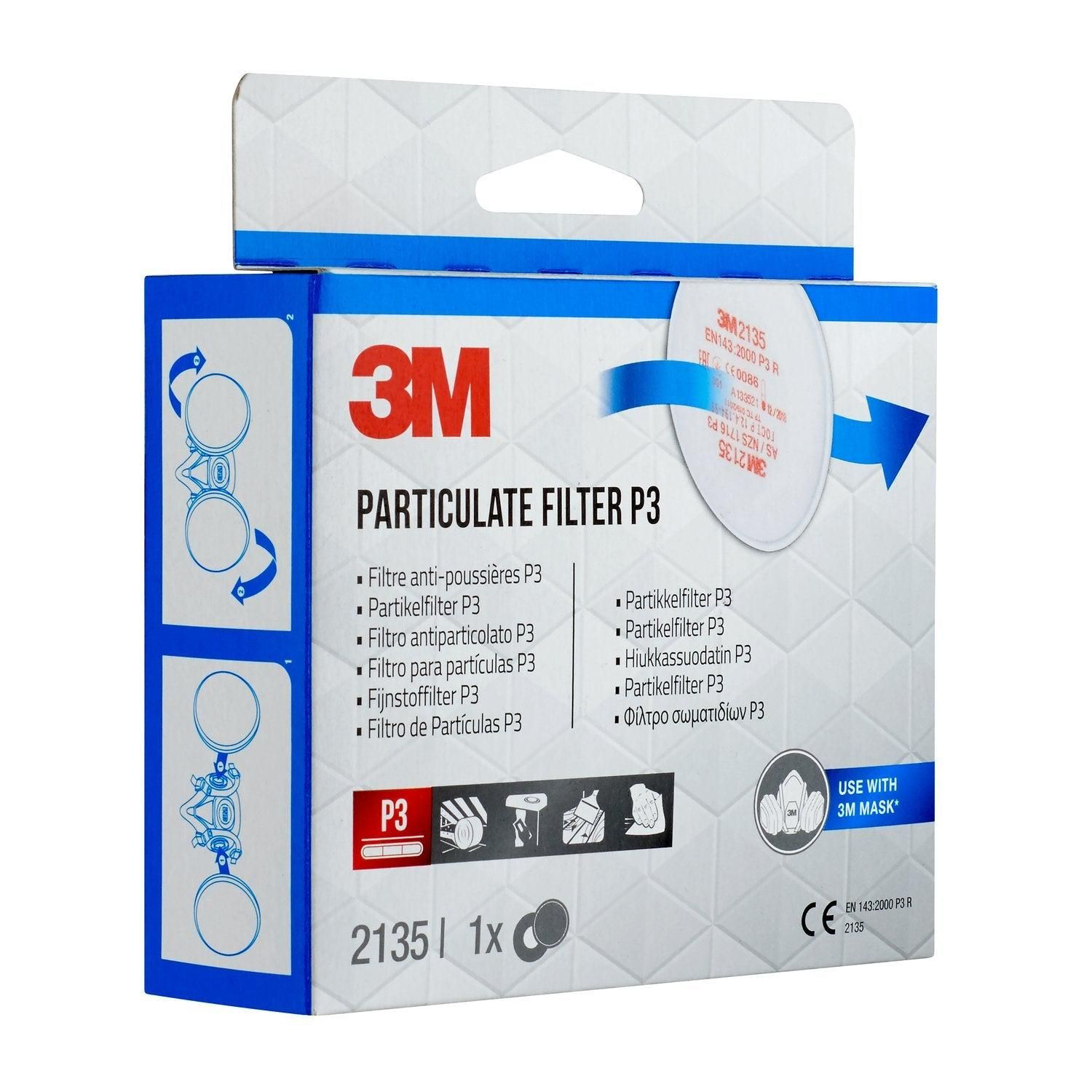 3M Stoffilter 2135 P3 V 6000/7000 (Paar) - 2135