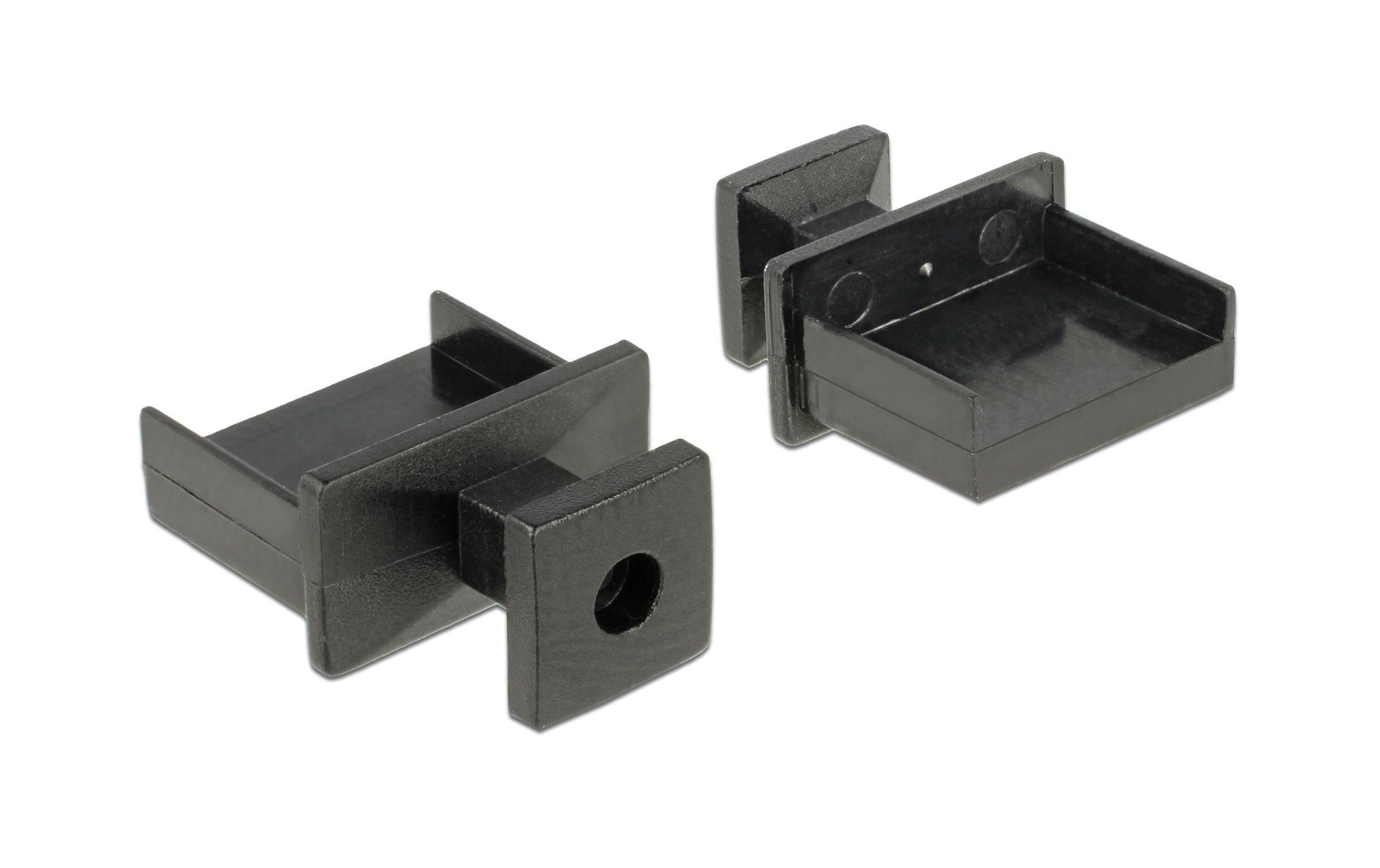 Blindstecker/Staubschutz USB-A 10 Stück SchwarzStaubschutz für USB-Buchse