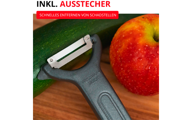 Westmark Quick Gemüse- und Spargelschäler Black Edition