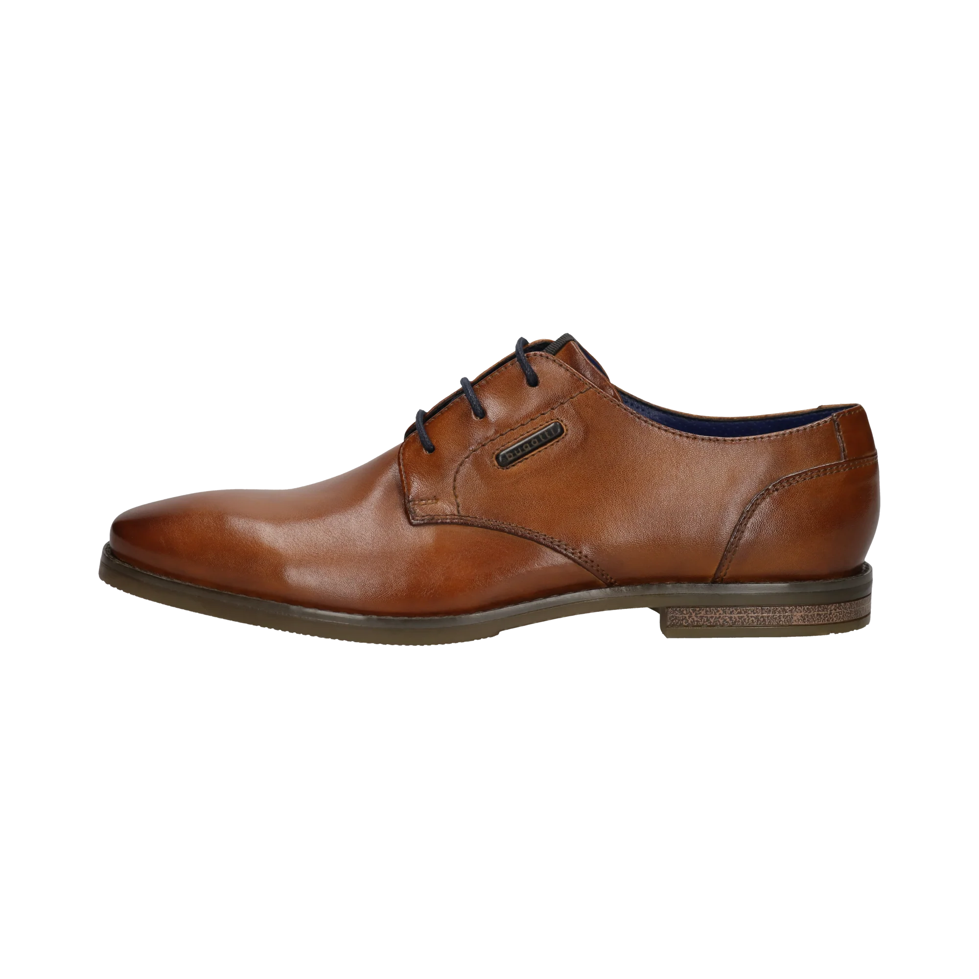 Leder Business Schnürer cognac