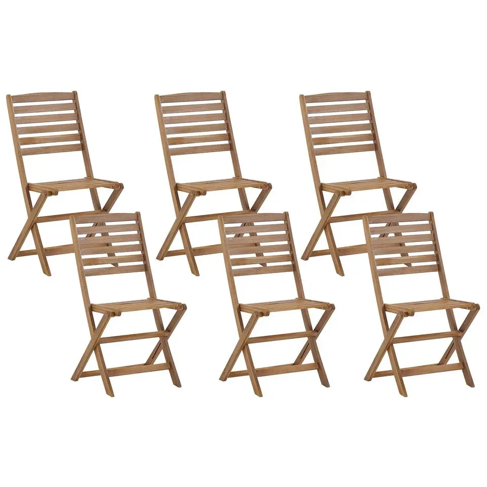 TOLVE - Tuinmeubel set - Lichte houtkleur - Acaciahout