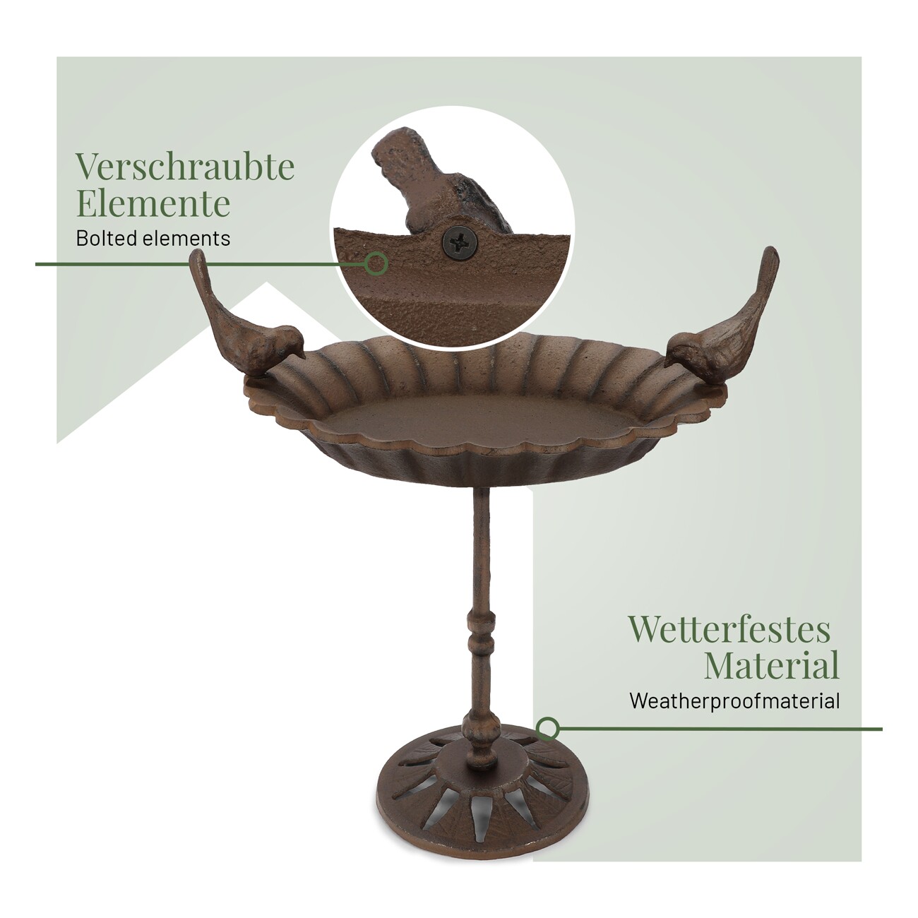 WILDLIFE HOME Vogeltränke stehend - Vogel-Liebe