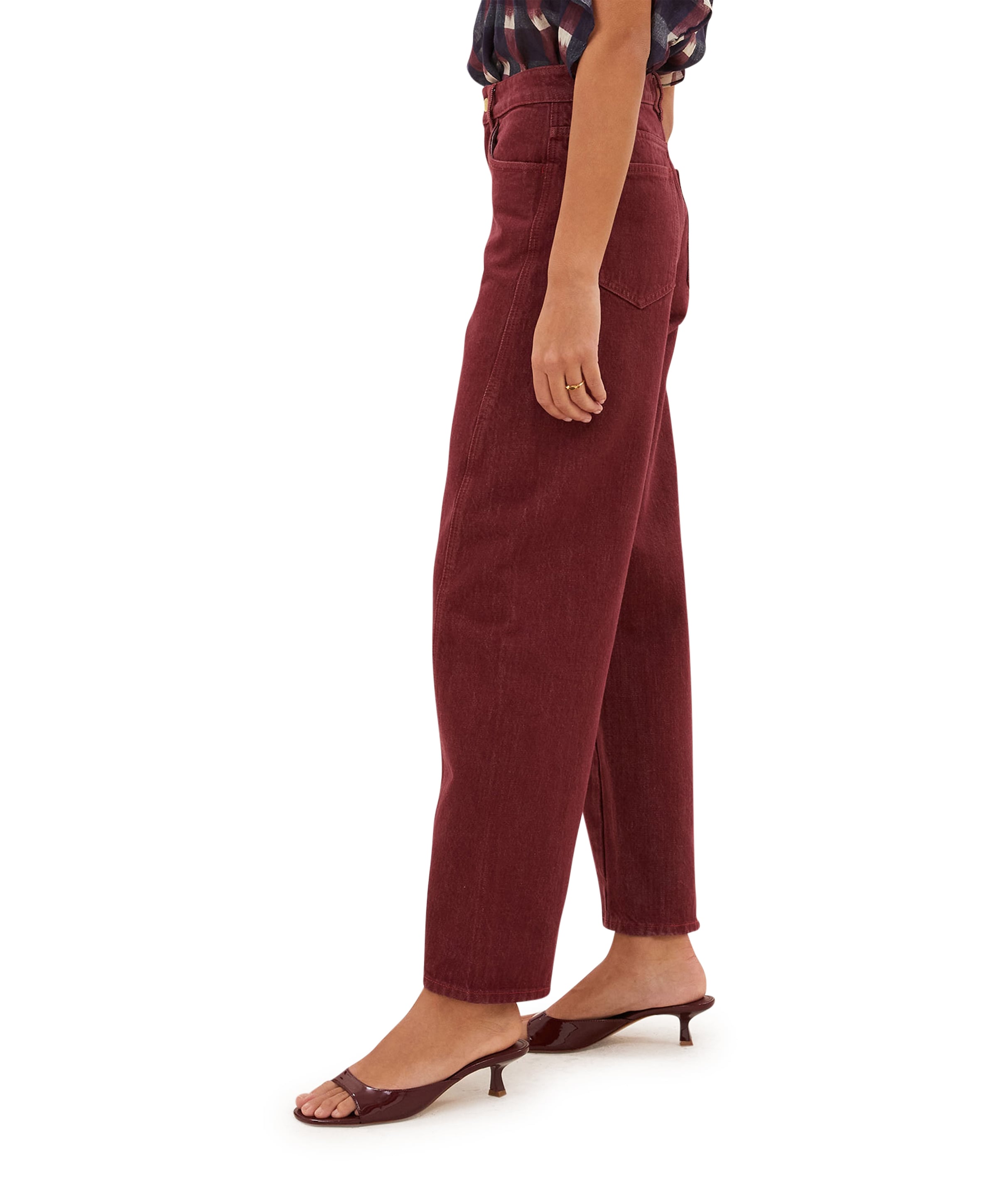 by-bar begum wine dames jeans bordeaux