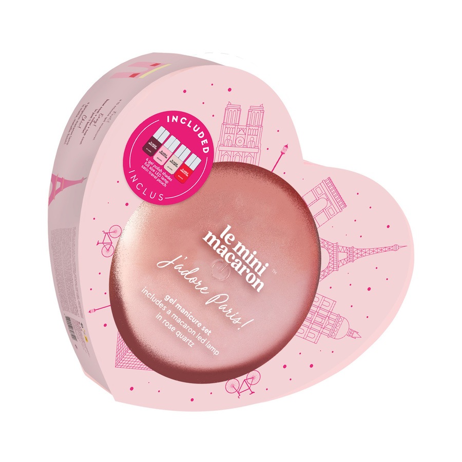 Le Mini Macaron Gel Manicure Kit Le Maxi J'adore Paris 30pcs