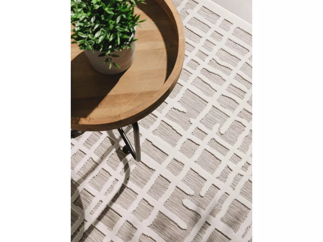Tapis d'extérieur & intérieur Flora Beige 160x230 cm