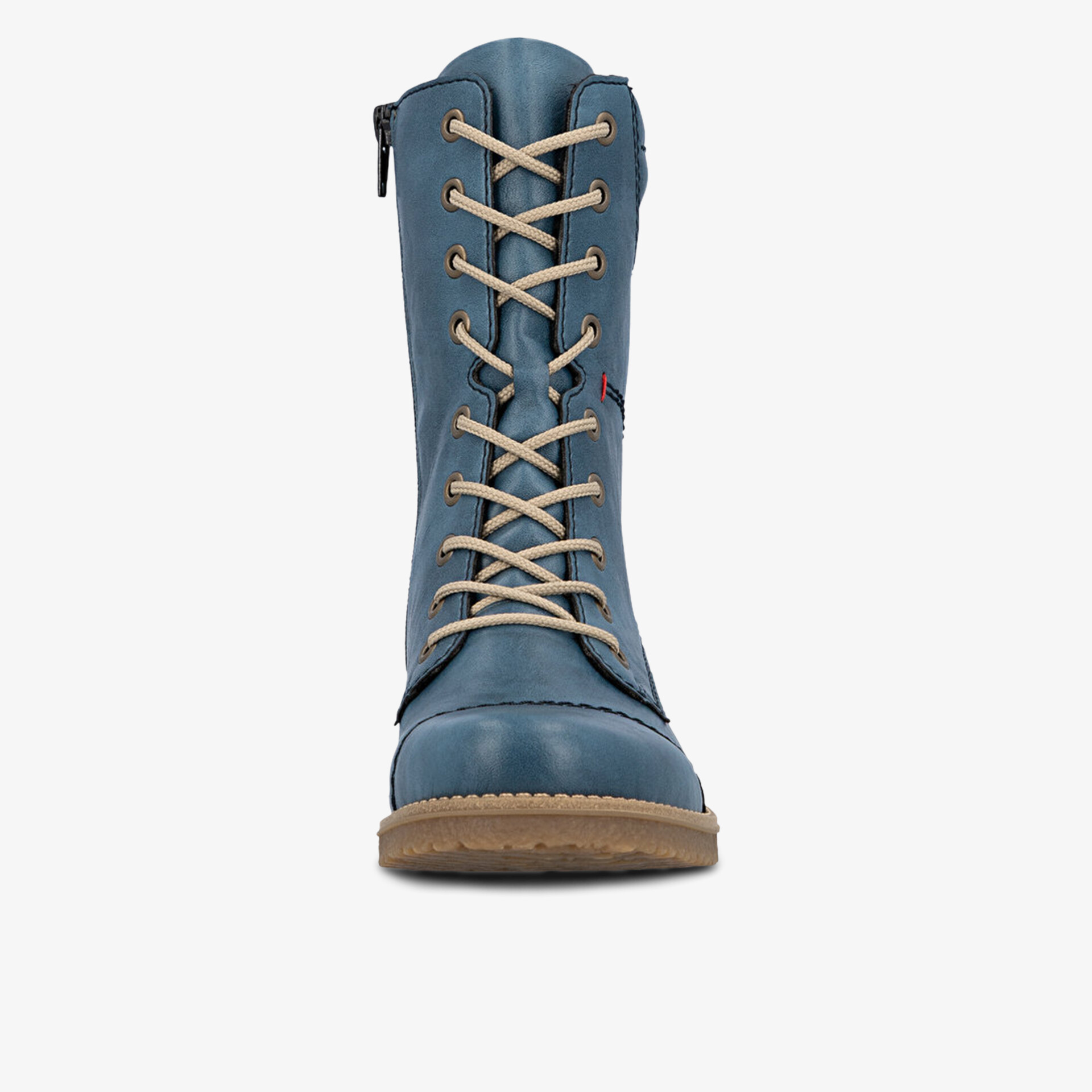 rieker Damen Schnürstiefeletten blau