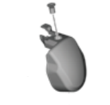 Shimano R7000 Nameplate Venstre Sort