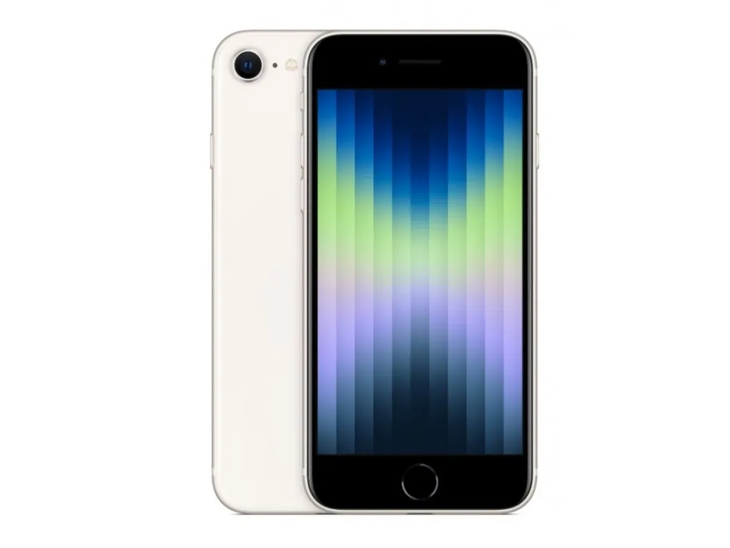 Apple iPhone SE (3rd generation) - 5G smartphone - dual-SIM / Intern hukommelse 128 GB - LCD-skærm - 4.7