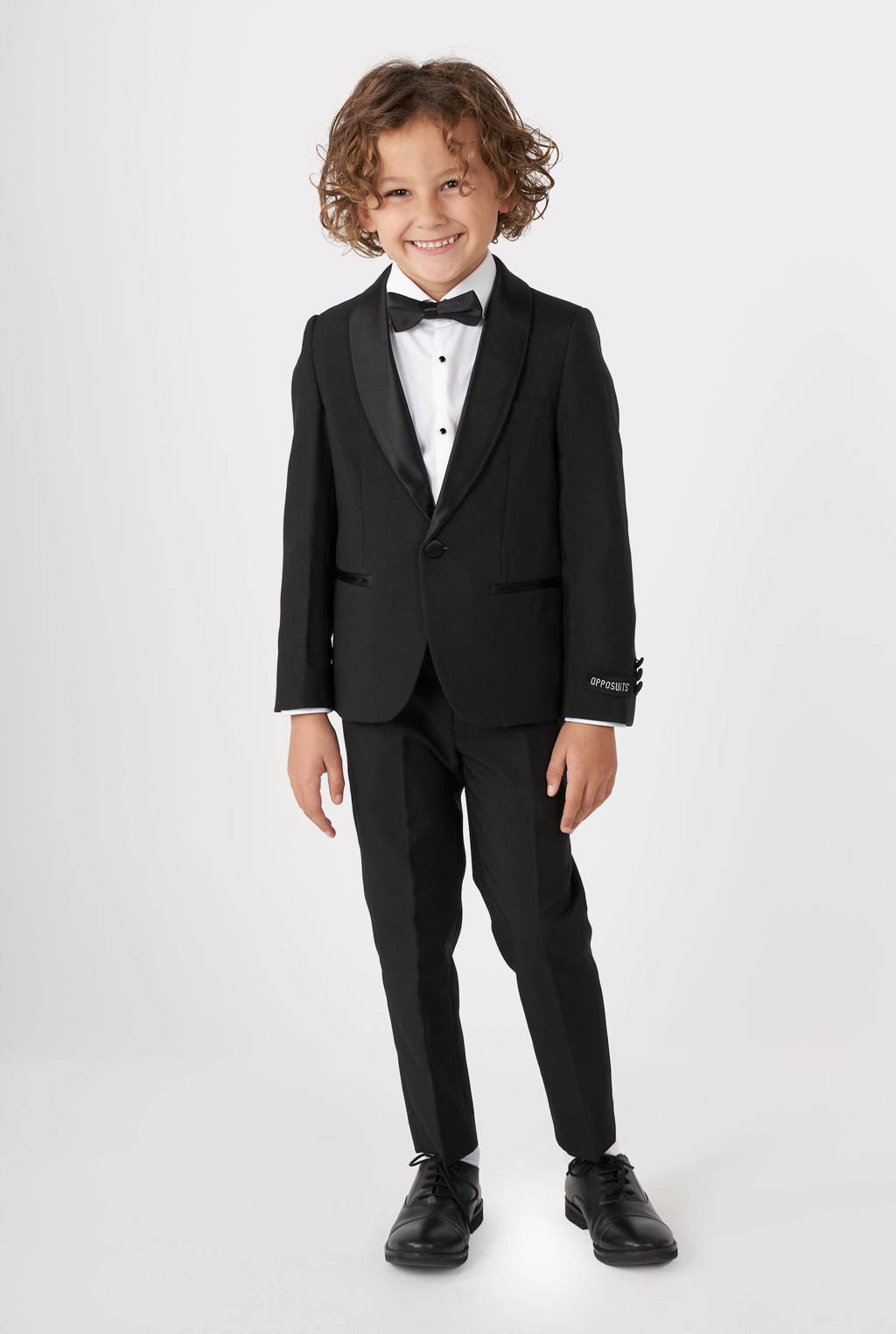 OppoSuits kostuum Jet Set Black zwart