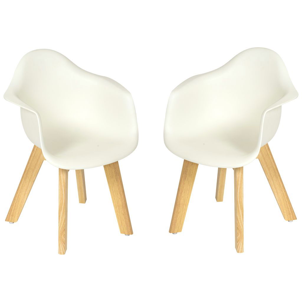 QuaxQuax   Kinderstuhl 2er Set white