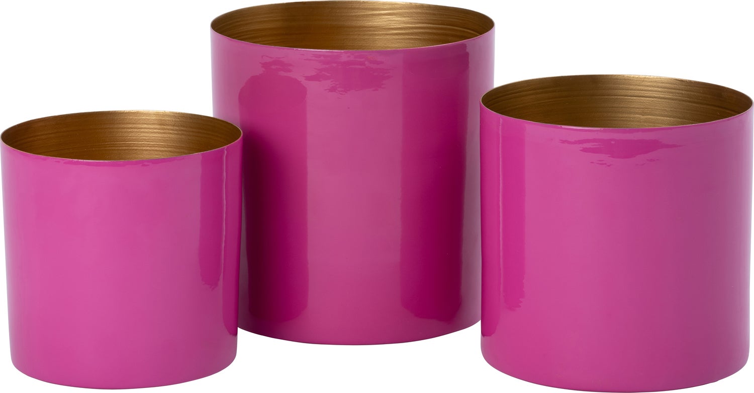 Intratuin bloempot Erol roze D 17 H 17 cm