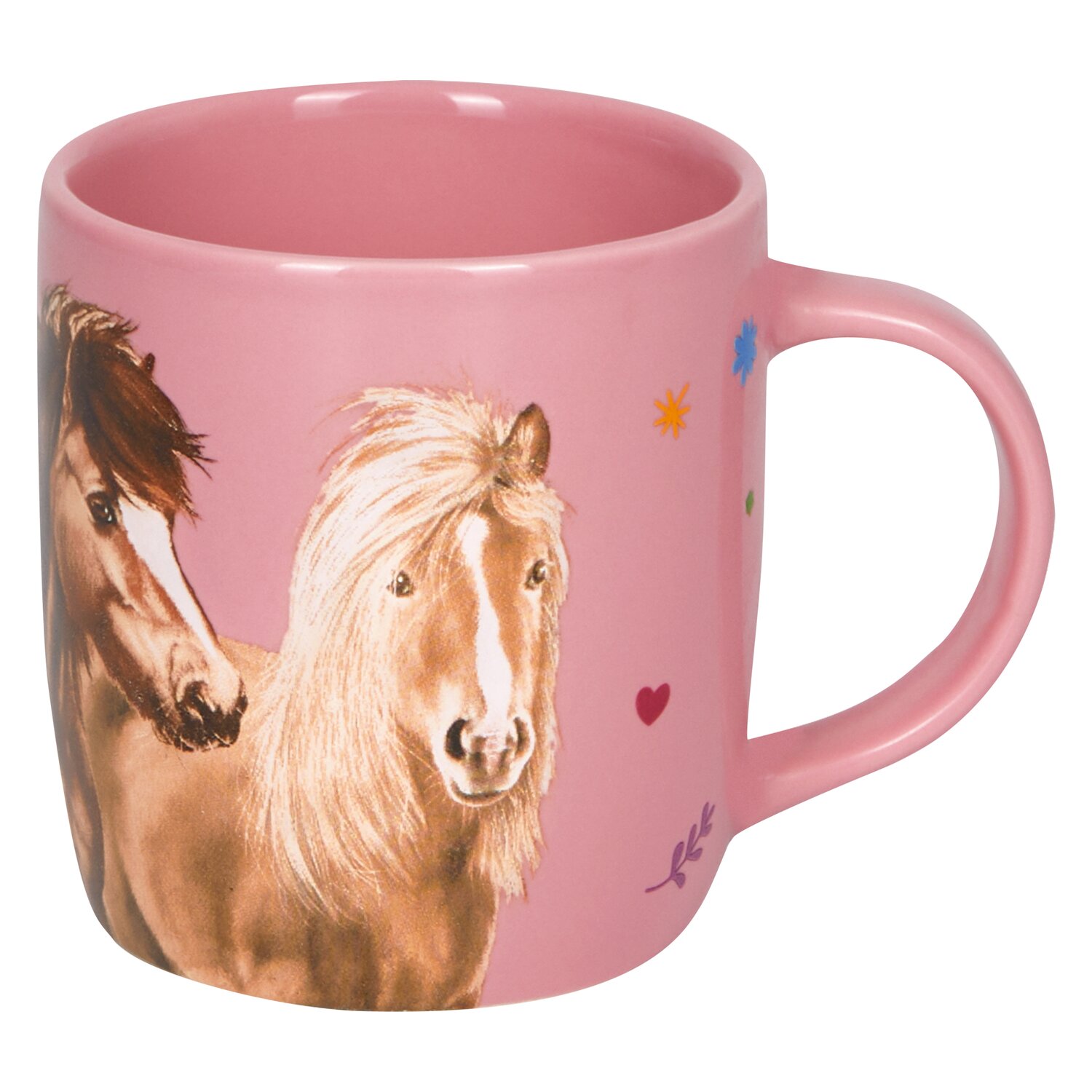 DIE SPIEGELBURG Porzellan-Tasse Pferdefreunde