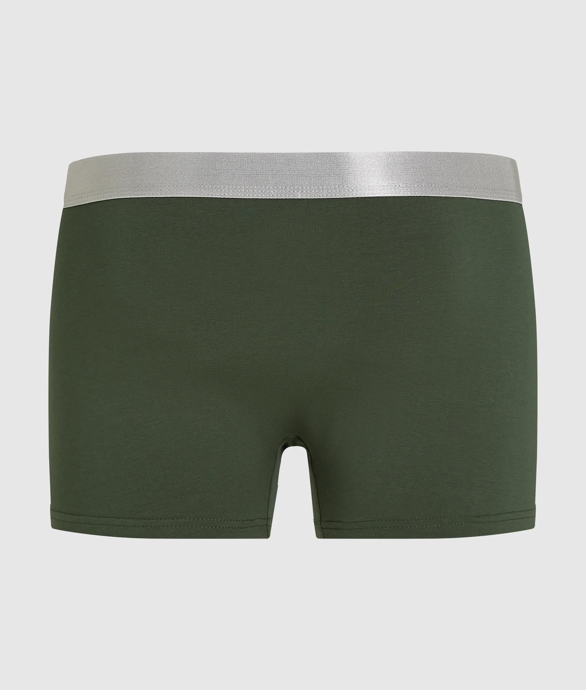 Metallic boxers met logo – 3 stuks