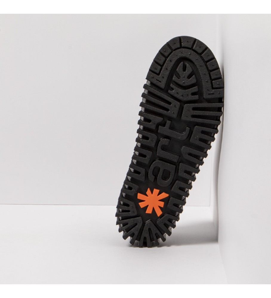 Sapatos de plataforma em couro sintético 1535 Nappa Total Black/Brighton