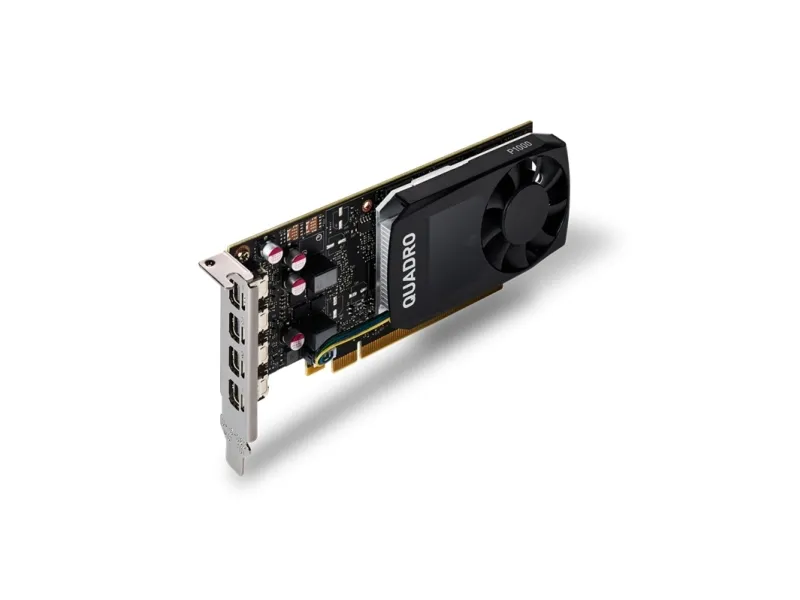 NVIDIA Quadro P1000 - Grafikkort - Quadro P1000 - 4 GB GDDR5 - PCIe 3.0 x16 lavprofil - 4 x Mini DisplayPort - Adapters Included