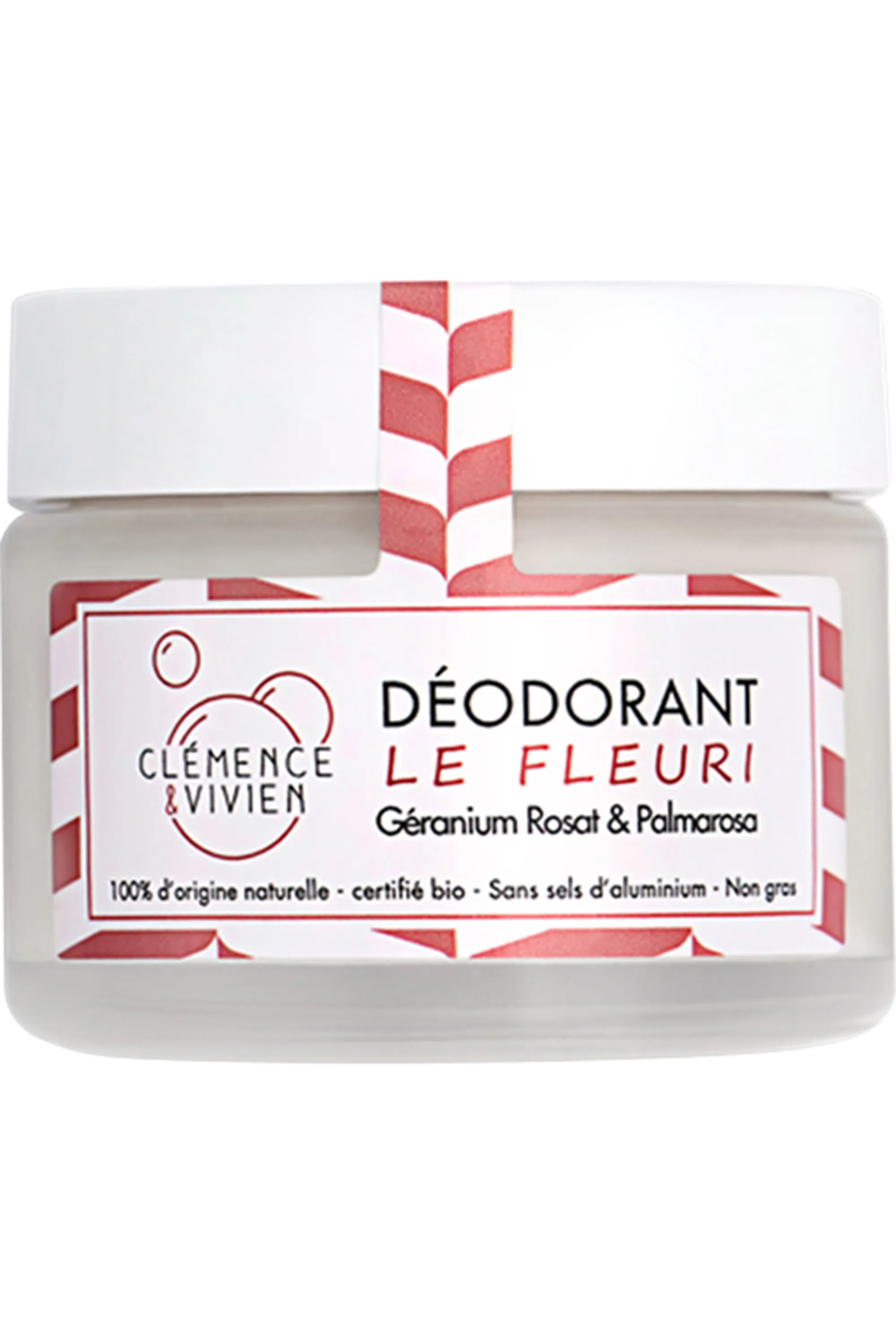 Clémence et Vivien Le Fleuri Déodorant Naturel-50 g