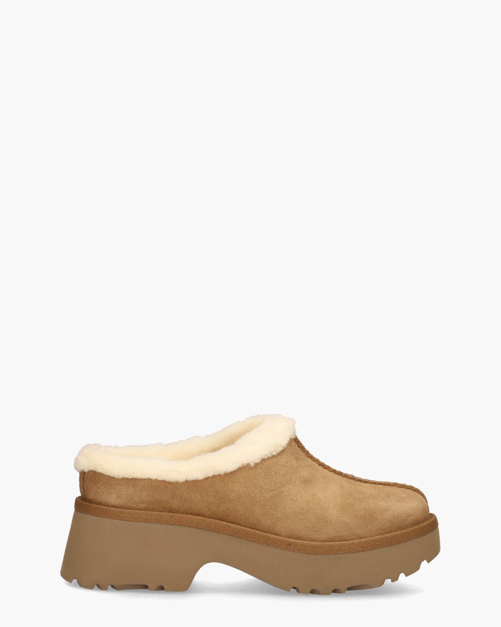 UGG New Heights Clog Chestnut Damesslippers