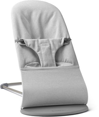 BabyBjörn Bliss Vippestol Vevet, Light Grey Melange
